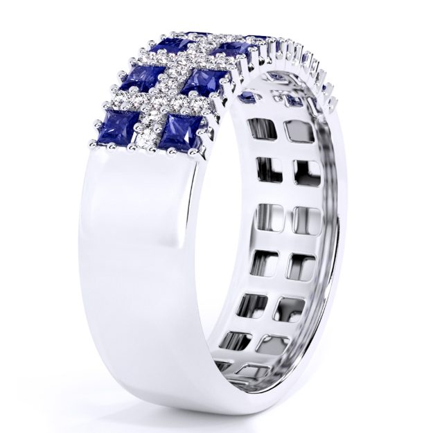 Inel AA217, 14K Alb 3