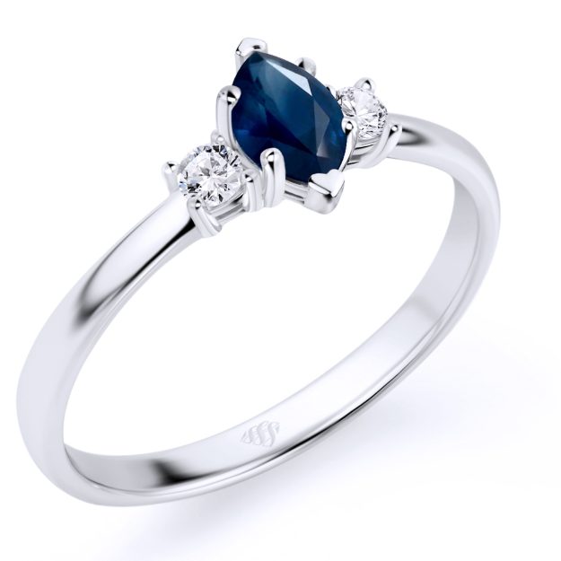 Inel AA271, 14K Alb 1