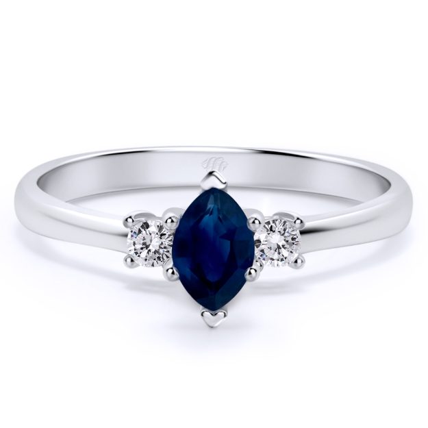 Inel AA271, 14K Alb 2