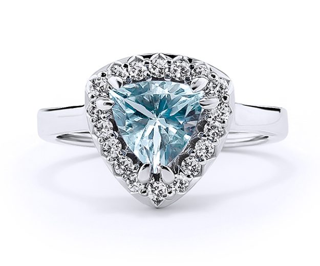 Inel AA283, 14K Alb 2