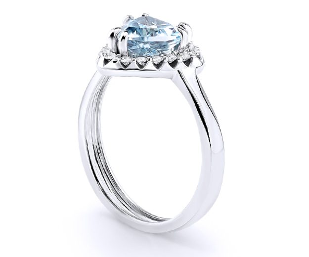 Inel AA283, 14K Alb 3