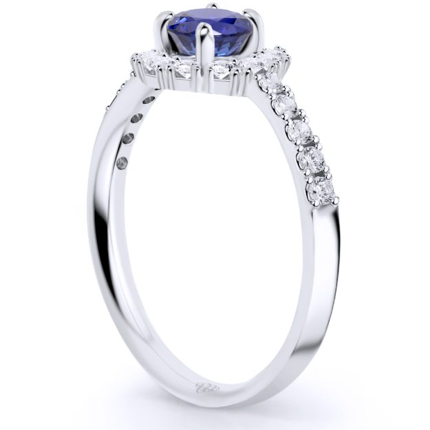 Inel AA286, 14K Alb 3