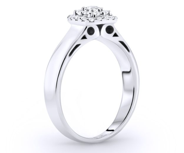 Inel AA296, 14K Alb 3