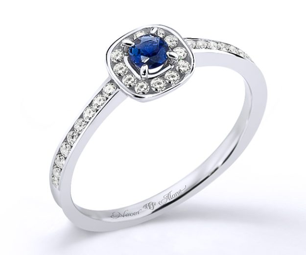Inel AA210, 14K Alb 1
