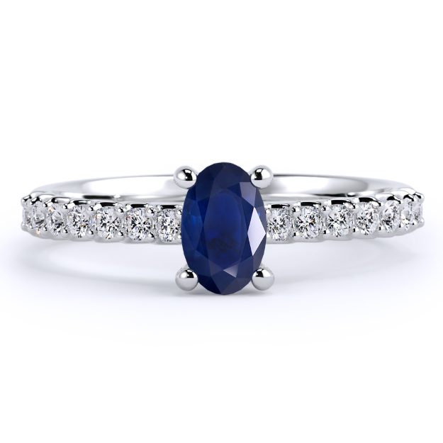 Inel AA265, 14K Alb 2