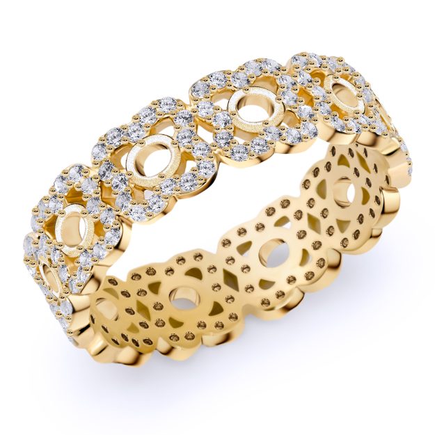 Inel AA65B, 14K Galben 1