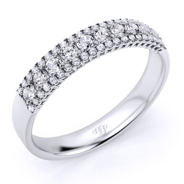 Inel AA325, 14K Alb 1