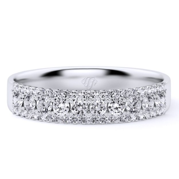 Inel AA325, 14K Alb 2