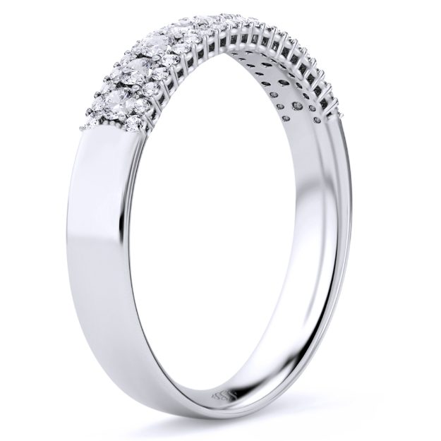 Inel AA325, 14K Alb 3