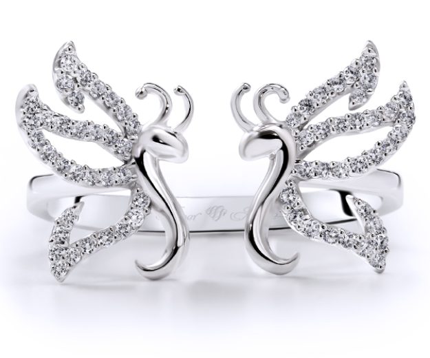 Inel AA370, 14K Alb 2