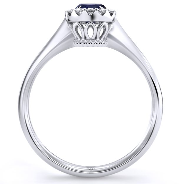 Inel AA285, 14K Alb 3