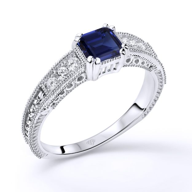 Inel AA363, 14K Alb 1