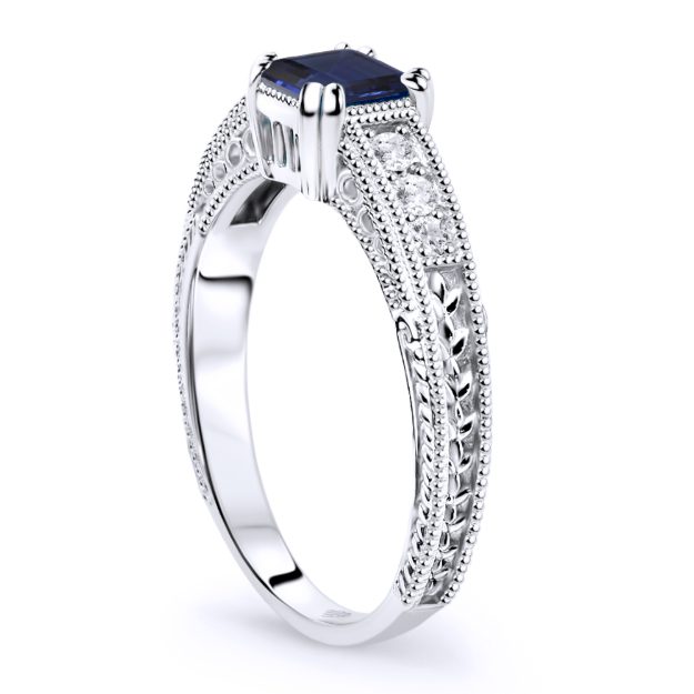 Inel AA363, 14K Alb 3