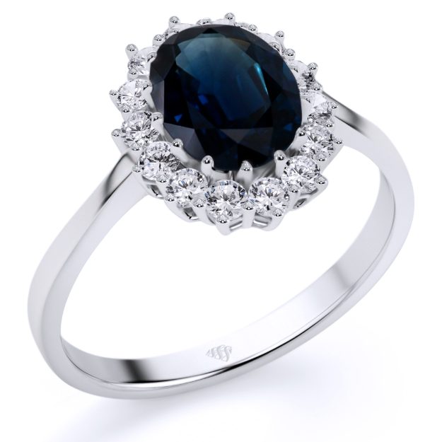 Inel AA346B, 14K Alb 1
