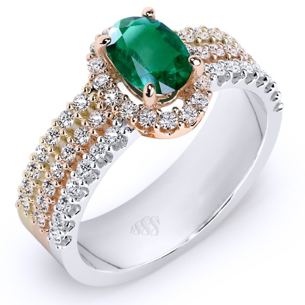 Inel AA328, 14K Roz 1