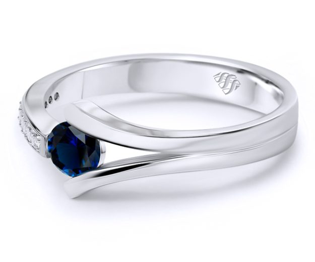 Inel AA171, 14K Alb 2