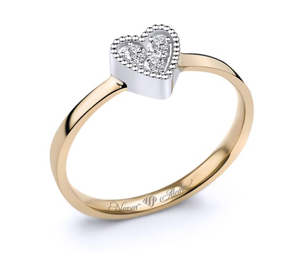 Inel AA190, 14K Alb 1