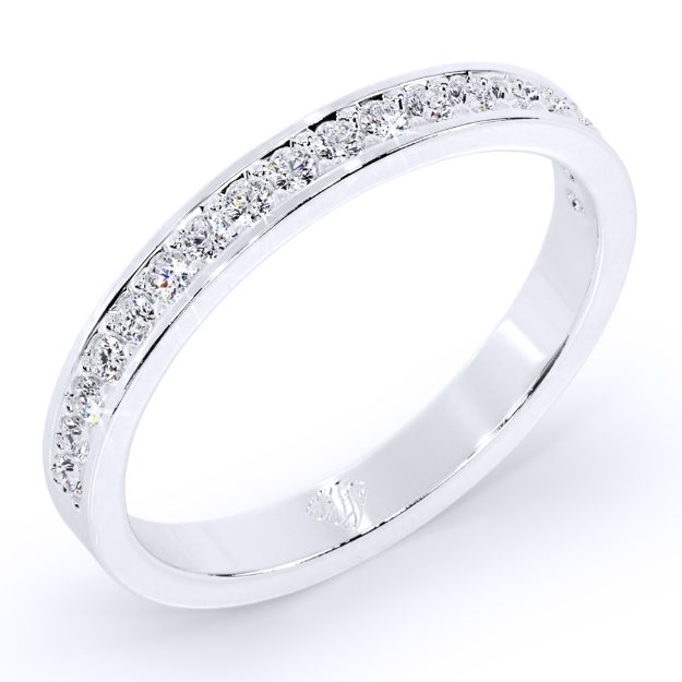 Inel AS01B, 14K Alb 1