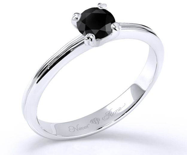 Inel AA234, 14K Alb 1