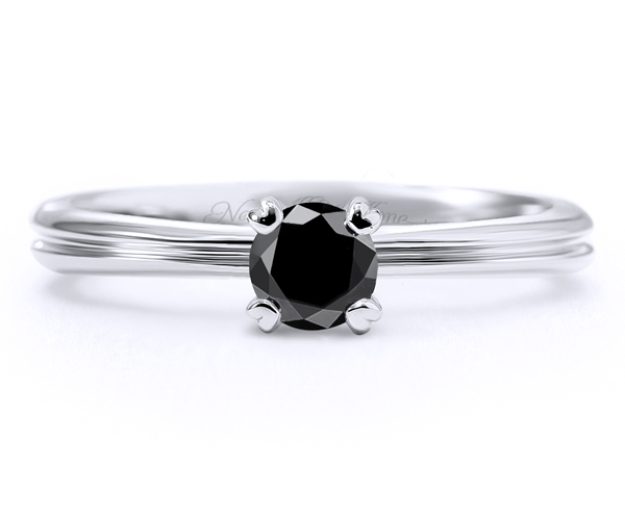 Inel AA234, 14K Alb 2