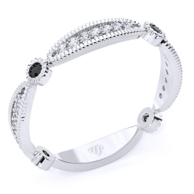 Inel AS03B, 14K Alb 1