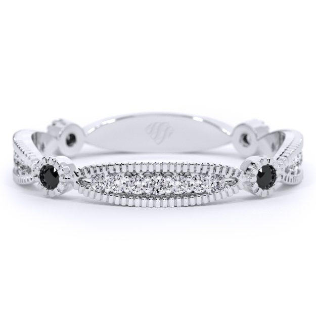 Inel AS03B, 14K Alb 2