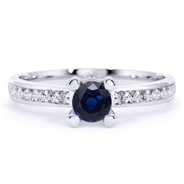 Inel AA203, 14K Alb 2