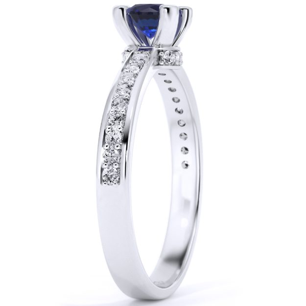 Inel AA203, 14K Alb 3