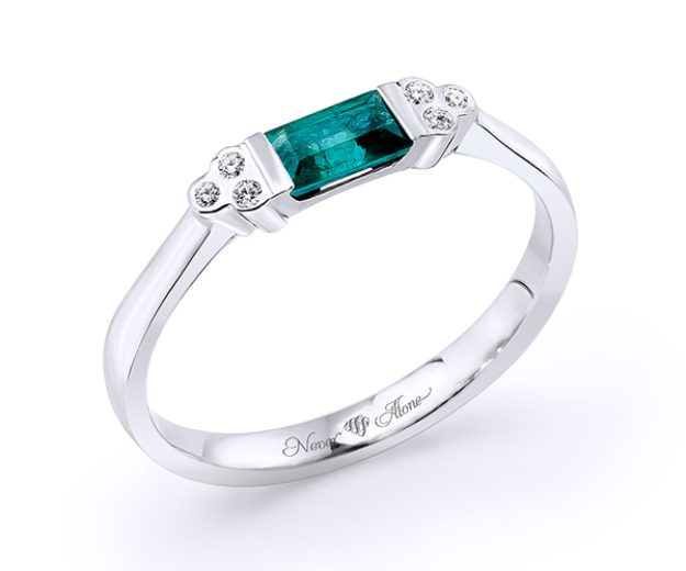 Inel AA244, 14K Alb 1