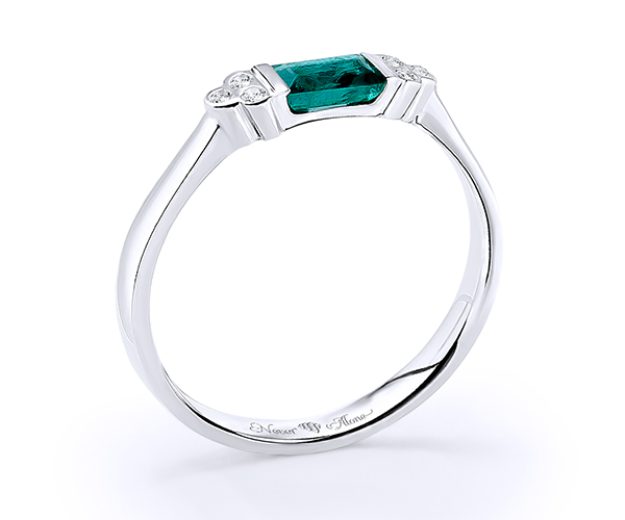 Inel AA244, 14K Alb 2