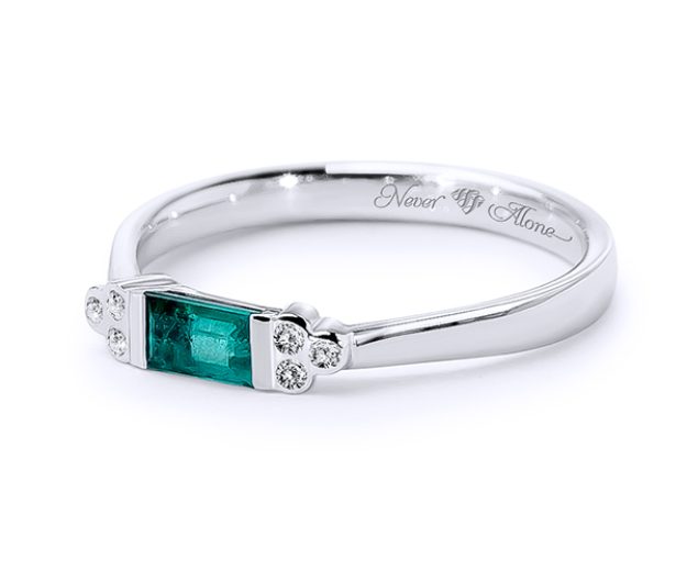 Inel AA244, 14K Alb 3