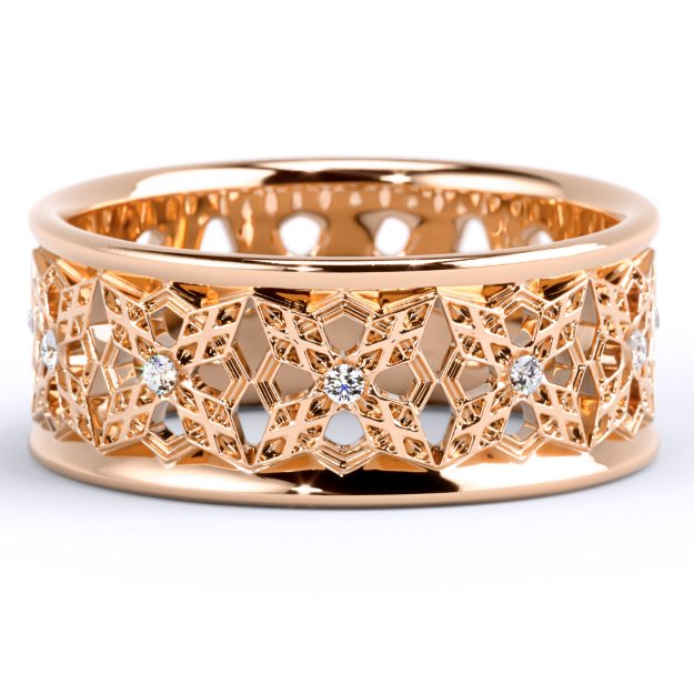 Inel IR09, 14K Alb 4