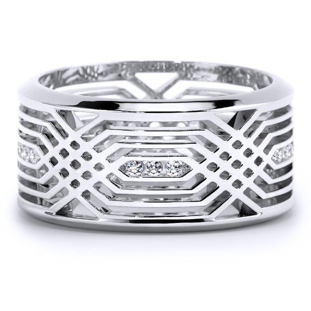 Inel IR02, 14K Alb 2