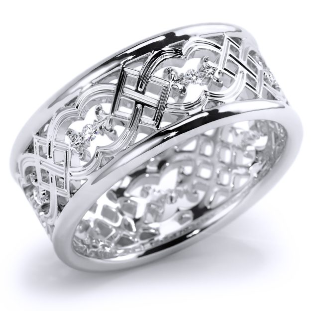 Inel IR03, 14K Alb 1