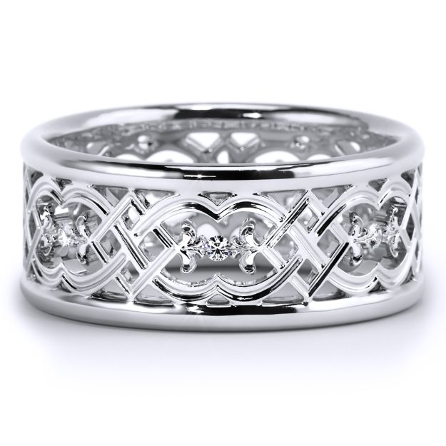 Inel IR03, 14K Alb 2
