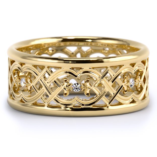 Inel IR03, 14K Alb 3