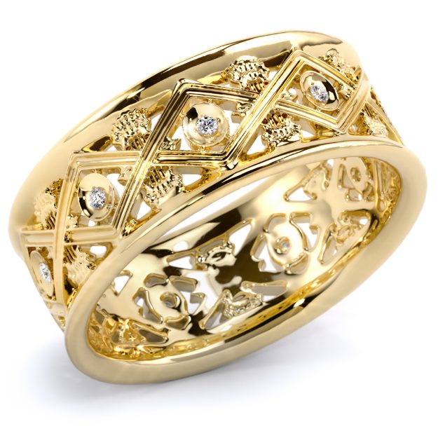 Inel IR05, 14K Galben 1
