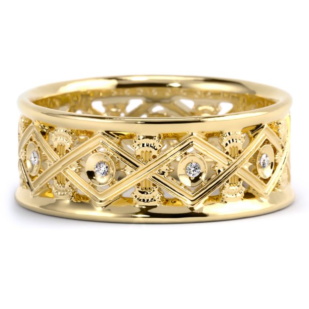 Inel IR05, 14K Galben 2