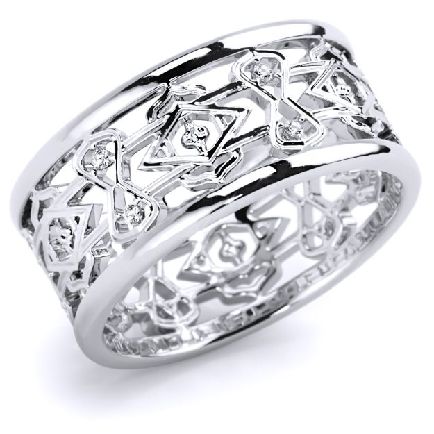 Inel IR07, 14K Alb 1