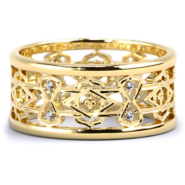 Inel IR07, 14K Alb 3