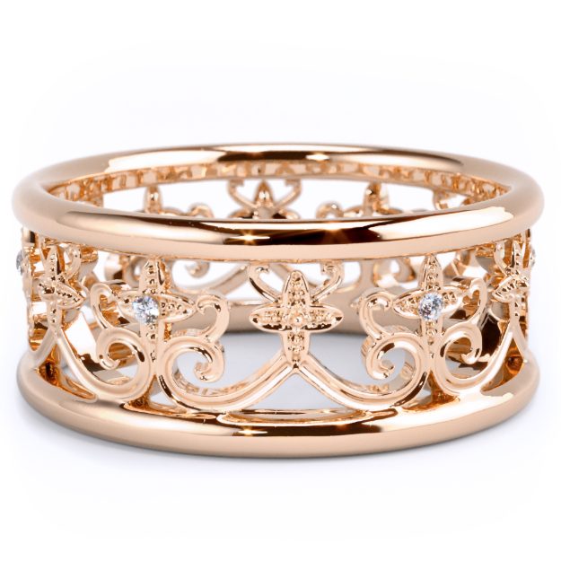 Inel IR12, 14K Alb 4