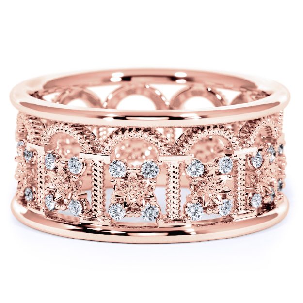 Inel IR14, 14K Alb 4