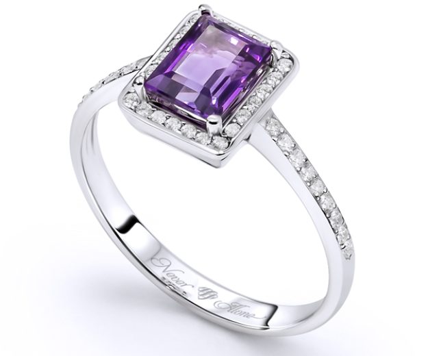Inel AA318, 14K Alb 1