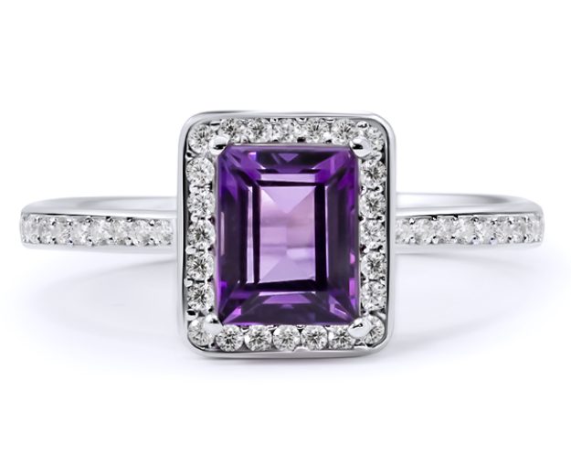 Inel AA318, 14K Alb 2