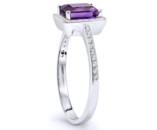 Inel AA318, 14K Alb 3
