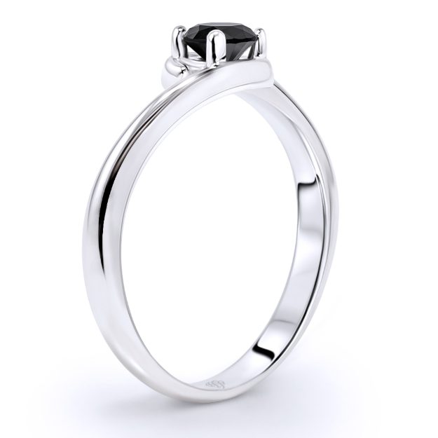 Inel AA50, 14K Alb 3