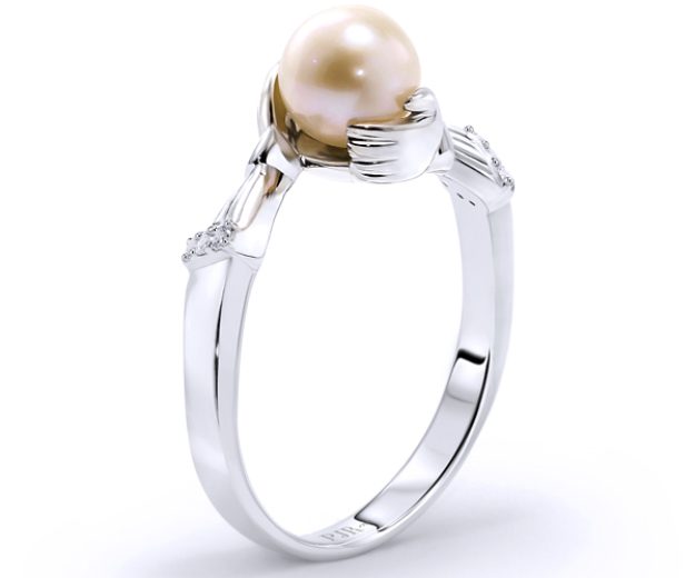 Inel AA365, 14K Alb 3
