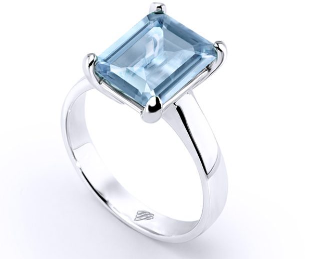 Inel AA232, 14K Alb 1