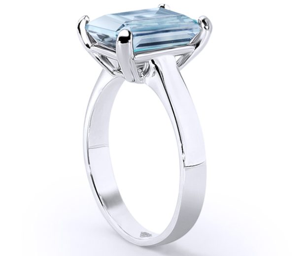 Inel AA232, 14K Alb 3