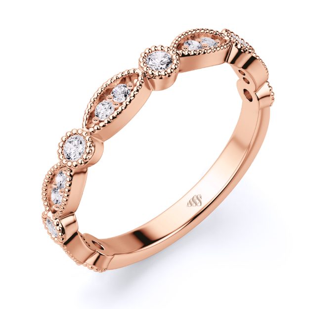 Inel AS03C, 14K Roz 1